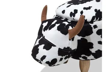 COW Puff 60 cm - Svart - Møbler - Stoler & lenestoler - Krakk - Puff