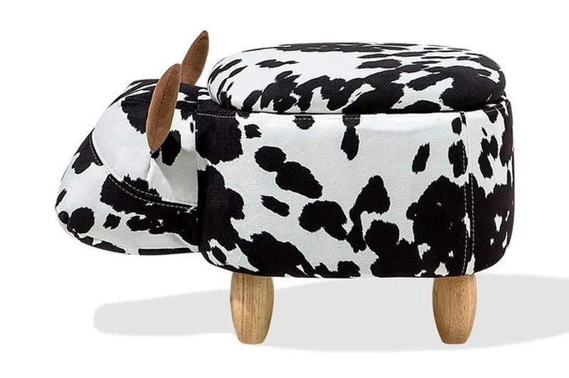 COW Puff 60 cm - Svart - Møbler - Stoler & lenestoler - Krakk - Puff