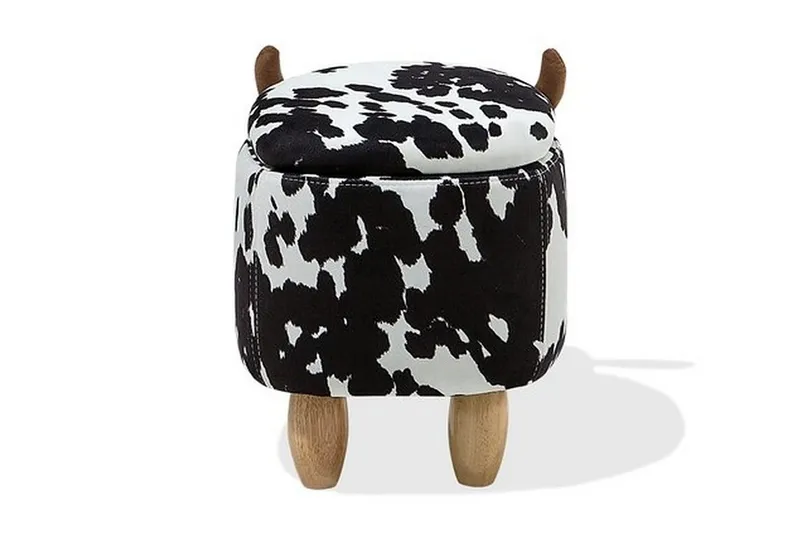 COW Puff 60 cm - Svart - Møbler - Stoler & lenestoler - Krakk - Puff