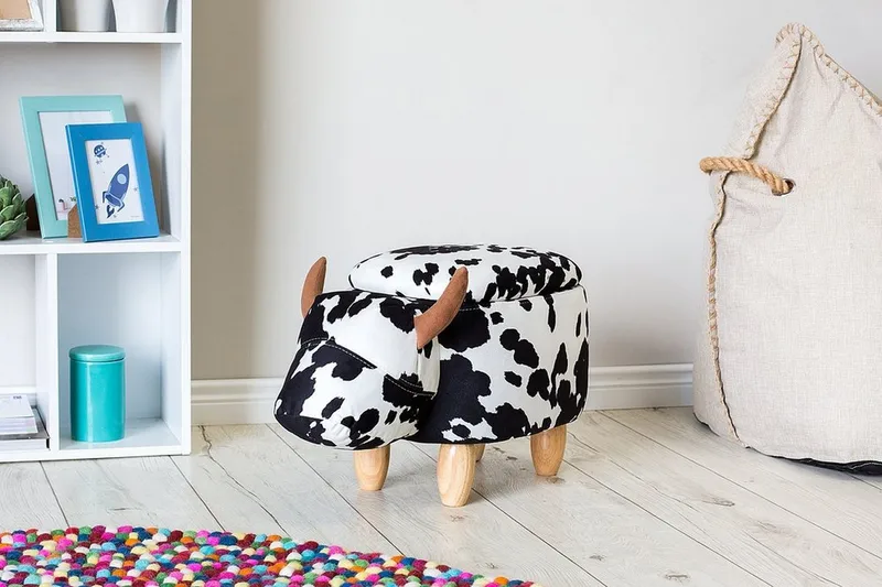 COW Puff 60 cm - Svart - Møbler - Stoler & lenestoler - Krakk - Puff
