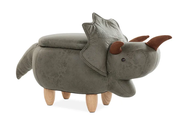 Daesia Sittepuff med Oppbevaring, Grønn