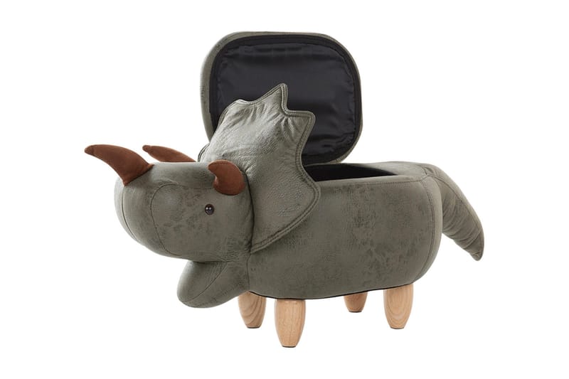 Daesia Sittepuff med Oppbevaring - Grønn - Møbler - Stoler & lenestoler - Krakk - Puff