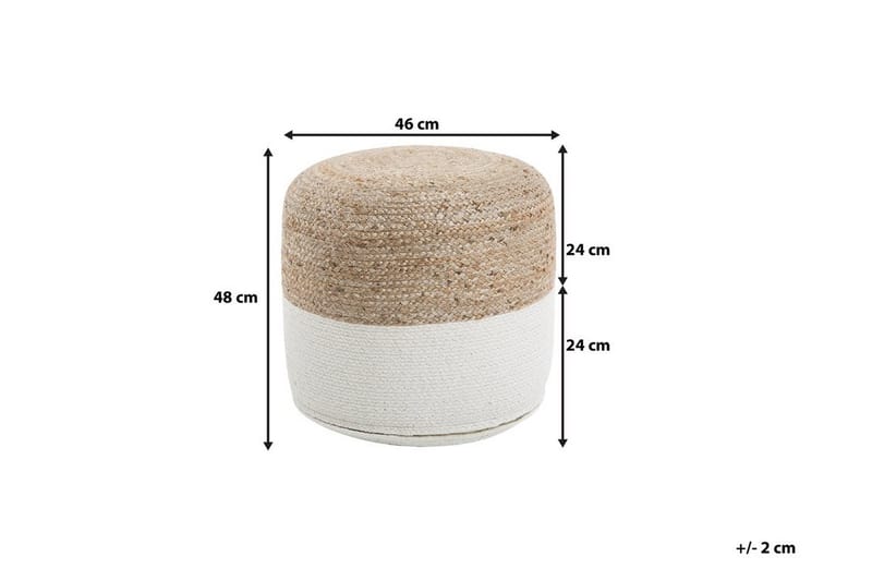 Dalama Sittepute 46 cm - Beige - Møbler - Stoler & lenestoler - Krakk - Puff