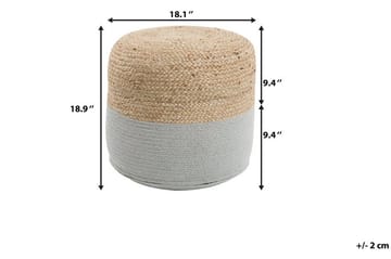Dalama Sittepute 46 cm - Beige - Møbler - Stoler & lenestoler - Krakk - Puff