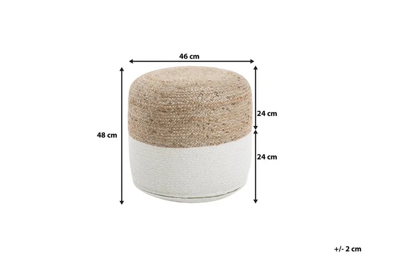 Dalama Sittepute 46 cm - Beige - Møbler - Stoler & lenestoler - Krakk - Puff