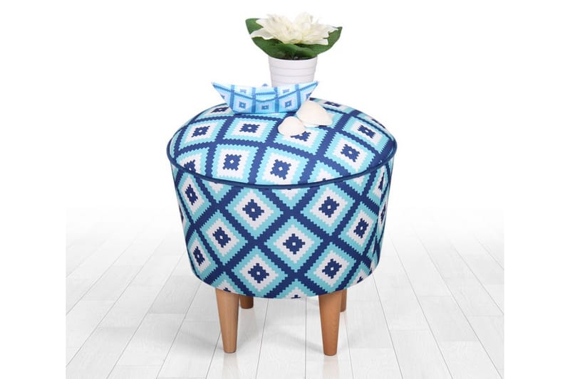 Debesis Sittepuff 42 cm - Lys blå - Møbler - Stoler & lenestoler - Krakk - Puff