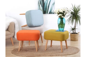 Demopolis Sittepuff 50 cm - Blå - Møbler - Stoler & lenestoler - Krakk - Puff