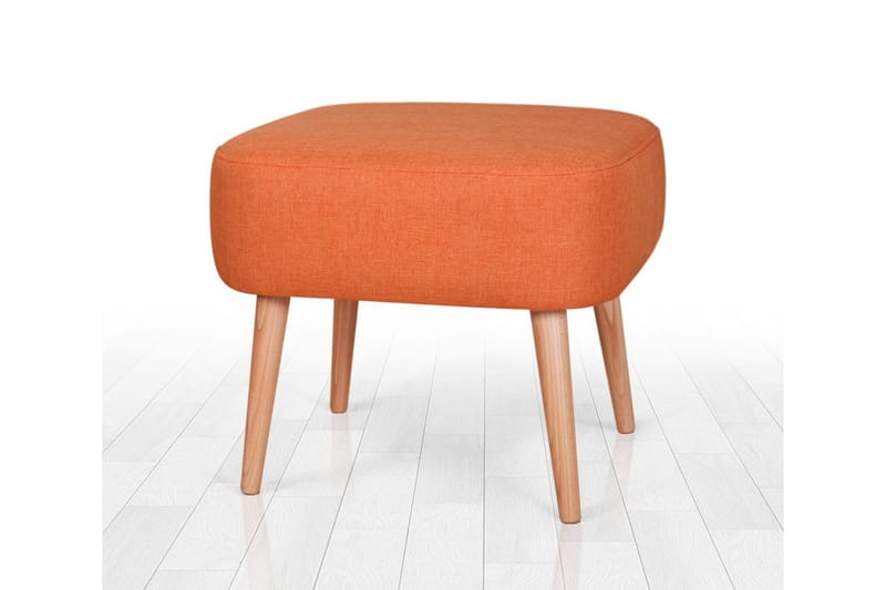 Demopolis Sittepuff 50 cm - Oransje - Møbler - Stoler & lenestoler - Krakk - Puff
