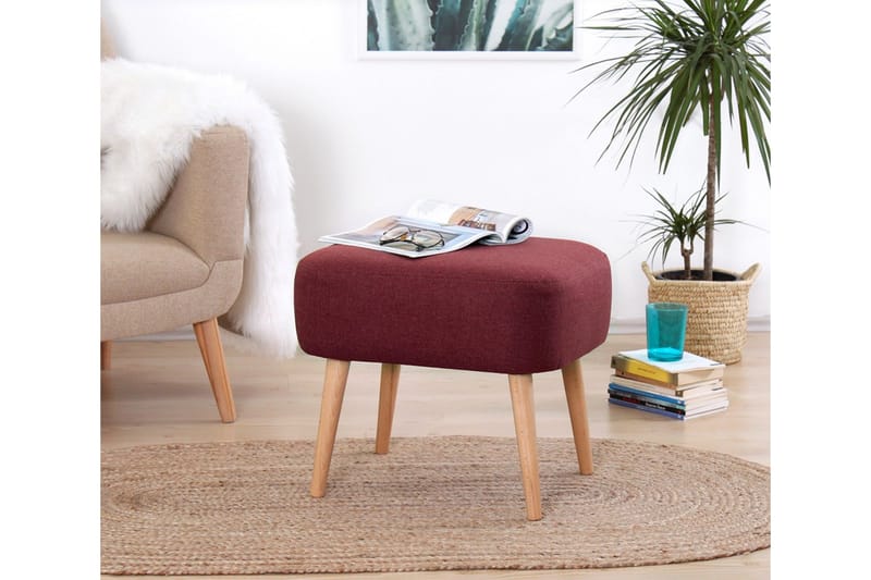 Demopolis Sittepuff 50 cm, Rød