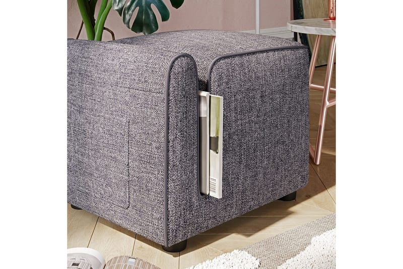 Puff Djarhint Grå - Grå - Møbler - Stoler & lenestoler - Krakk - Puff