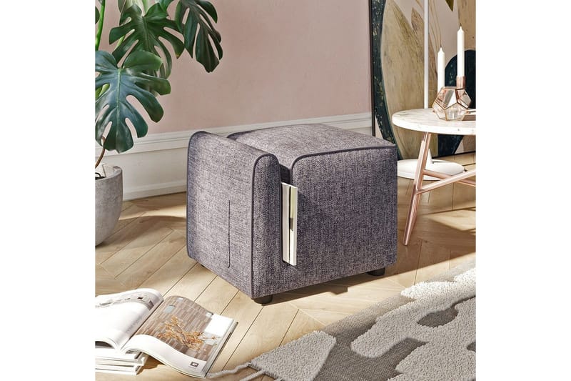 Puff Djarhint Grå - Grå - Møbler - Stoler & lenestoler - Krakk - Puff