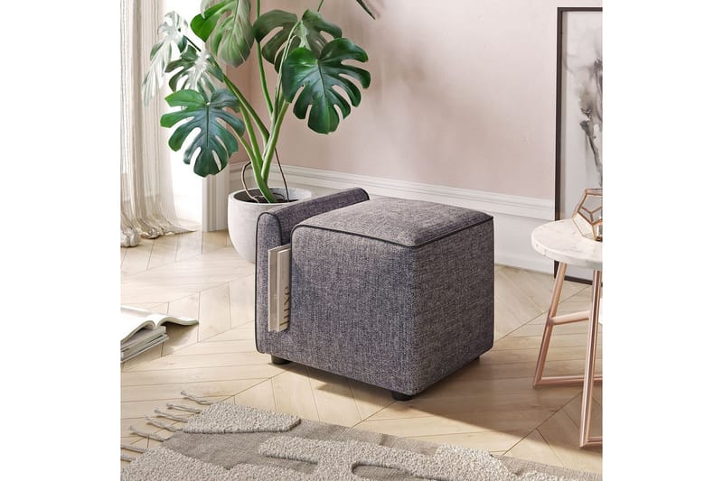 Puff Djarhint Grå - Grå - Møbler - Stoler & lenestoler - Krakk - Puff