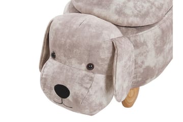 Doggy Sittepuff med Oppbevaring - Beige - Møbler - Stoler & lenestoler - Krakk - Puff