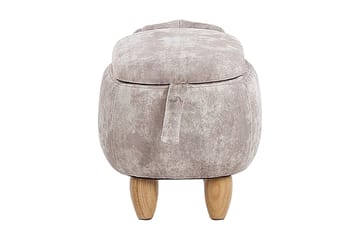 Doggy Sittepuff med Oppbevaring - Beige - Møbler - Stoler & lenestoler - Krakk - Puff