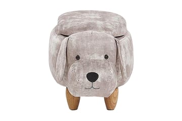 Doggy Sittepuff med Oppbevaring - Beige - Møbler - Stoler & lenestoler - Krakk - Puff