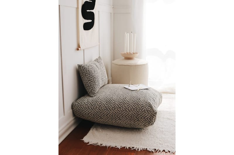 Dokuma Sittepuff 70 cm, Grå