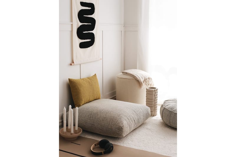 Dokuma Sittepuff 70 cm - Lysegrå - Møbler - Stoler & lenestoler - Krakk - Puff