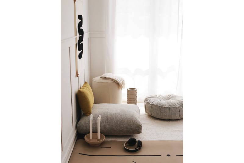 Dokuma Sittepuff 70 cm - Lysegrå - Møbler - Stoler & lenestoler - Krakk - Puff