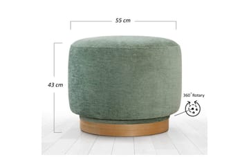 Puff Doroufield Grønn - Grønn - Møbler - Stoler & lenestoler - Krakk - Puff