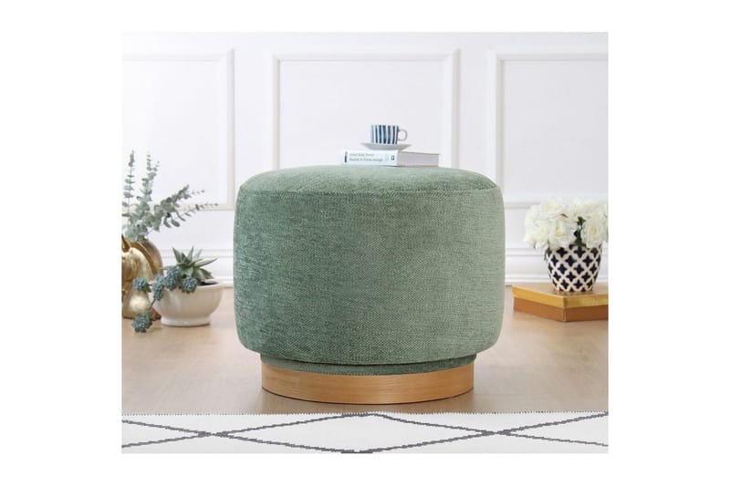 Puff Doroufield Grønn - Grønn - Møbler - Stoler & lenestoler - Krakk - Puff