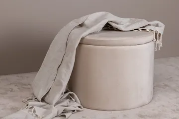 Dunken Sittepuff - Beige - Møbler - Stoler & lenestoler - Krakk - Puff - Sittepuff med oppbevaring