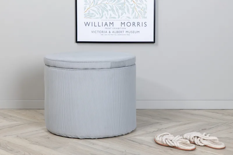 Dunken Sittepuff - Grå - Møbler - Stoler & lenestoler - Krakk - Puff