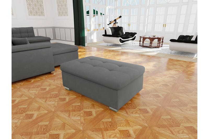 Dynir Sittepuff Grå - Møbler - Stoler & lenestoler - Krakk - Puff