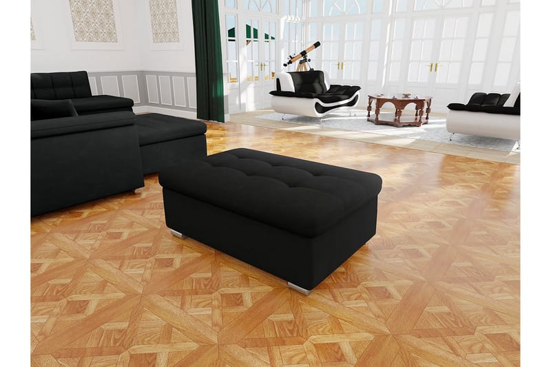 Dynir Sittepuff Svart - Møbler - Stoler & lenestoler - Krakk - Puff