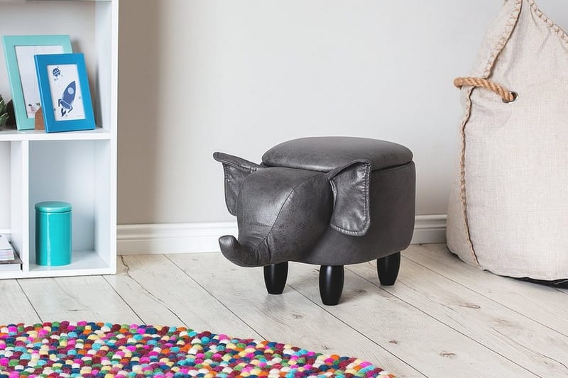 Elephant Puff 70 cm - Grå - Møbler - Stoler & lenestoler - Krakk - Puff