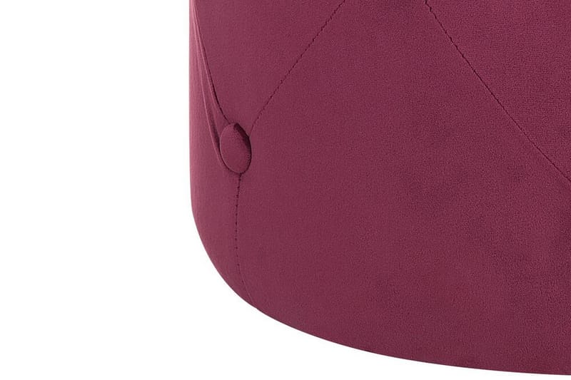Emmerlyn Sittepuff Fløyel - Rød - Møbler - Stoler & lenestoler - Krakk - Puff