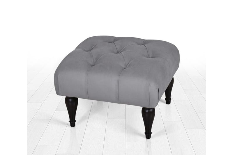 Frankfort Sittepuff 51 cm - Grå - Møbler - Stoler & lenestoler - Krakk - Puff