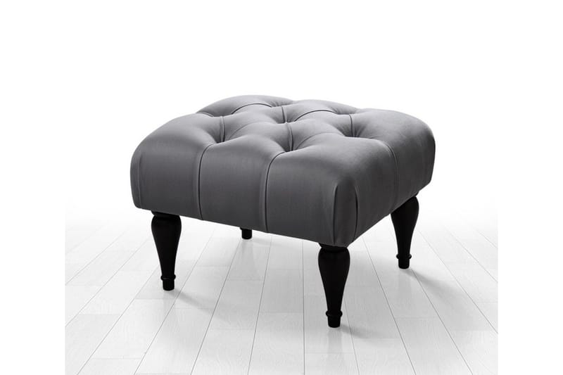 Frankfort Sittepuff 51 cm - Grå - Møbler - Stoler & lenestoler - Krakk - Puff