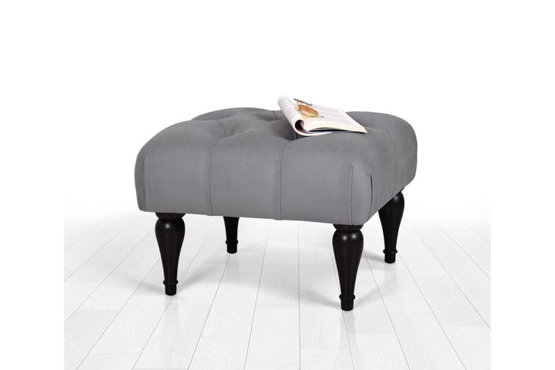 Frankfort Sittepuff 51 cm - Grå - Møbler - Stoler & lenestoler - Krakk - Puff