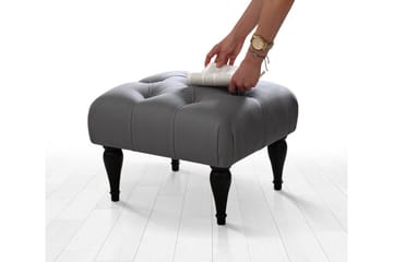 Frankfort Sittepuff 51 cm - Grå - Møbler - Stoler & lenestoler - Krakk - Puff