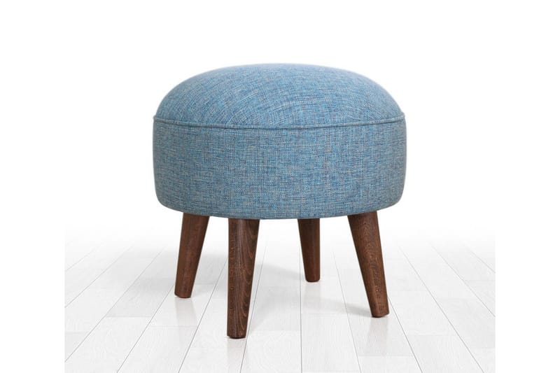 Fredericton Sittepuff 45 cm - Blå - Møbler - Stoler & lenestoler - Krakk - Puff