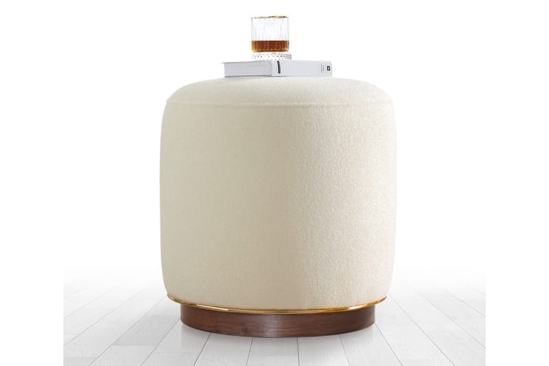 Galena Sittepuff 42 cm - Beige - Møbler - Stoler & lenestoler - Krakk - Puff