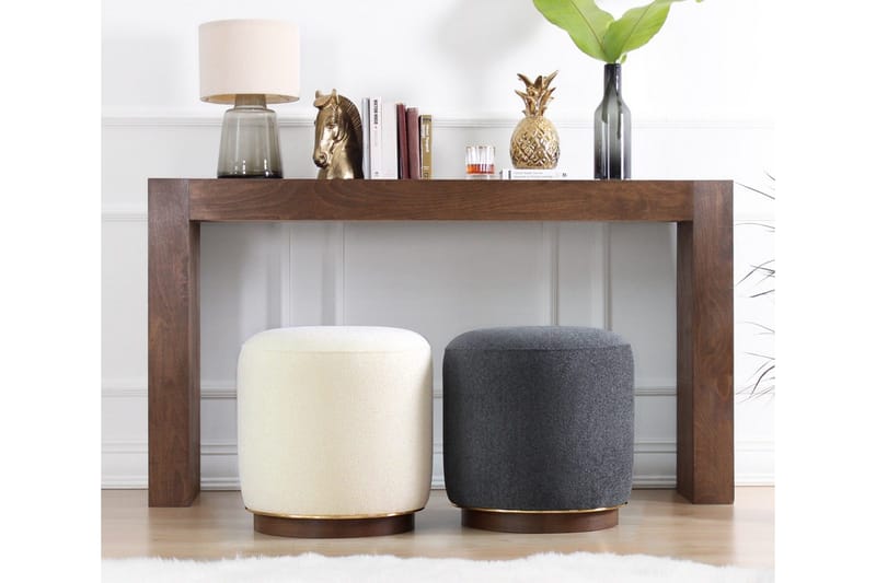 Galena Sittepuff 42 cm - Beige - Møbler - Stoler & lenestoler - Krakk - Puff