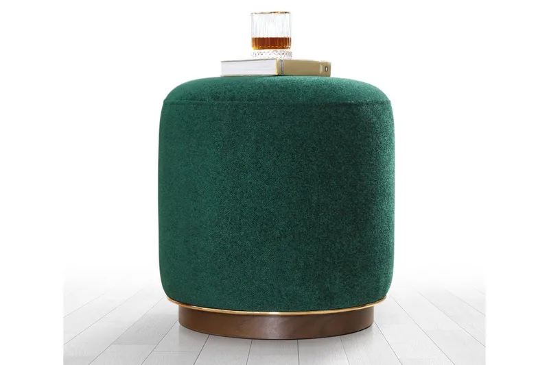 Galena Sittepuff 42 cm, Mørkegrønn