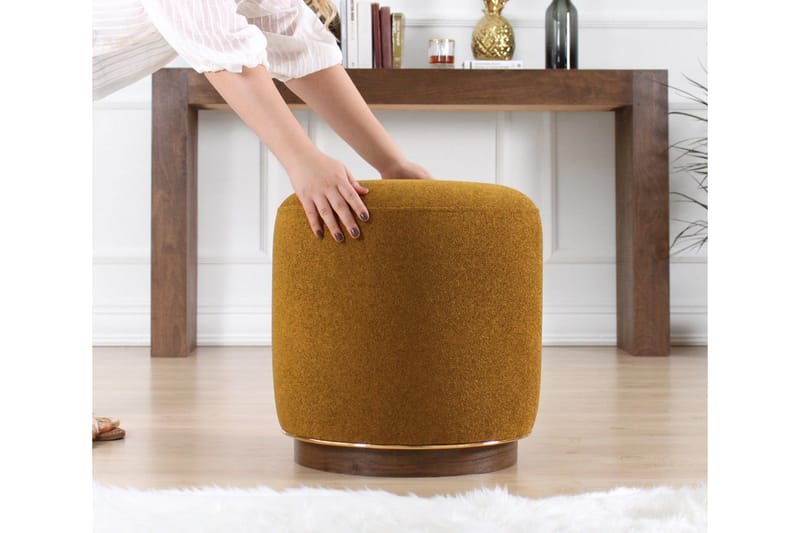 Galena Sittepuff 42 cm - Olivengrønn - Møbler - Stoler & lenestoler - Krakk - Puff