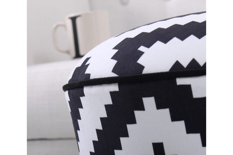 Galesburg Sittepuff 42 cm - Svart - Møbler - Stoler & lenestoler - Krakk - Puff