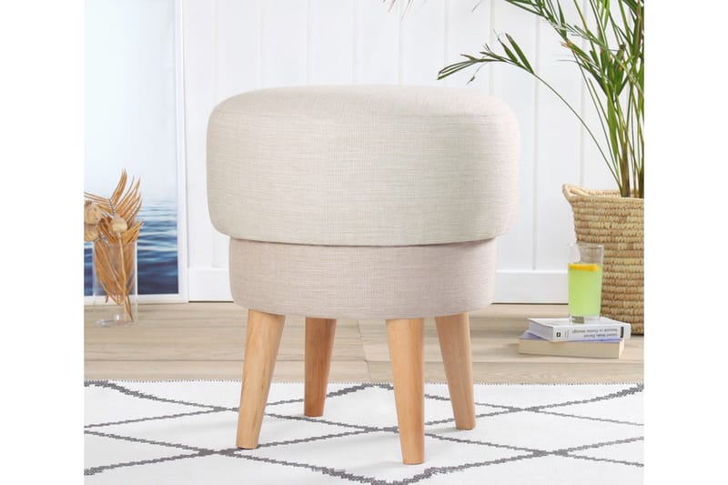 Giovas Sittepuff 47 cm, Cream