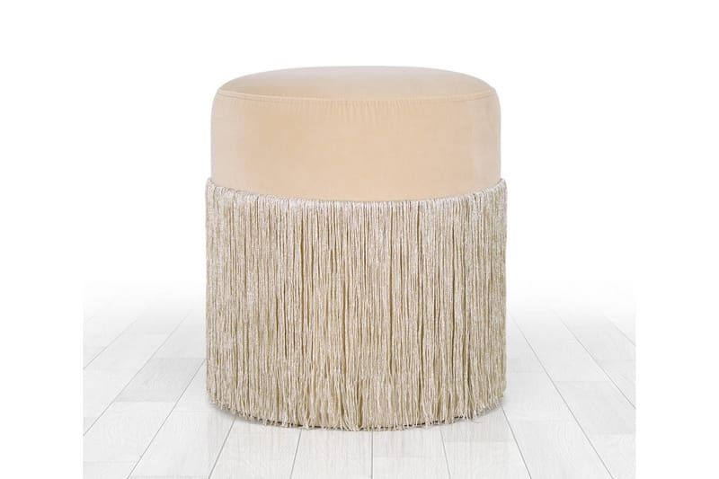 Glassboro Sittepuff 40 cm - Beige - Møbler - Stoler & lenestoler - Krakk - Puff