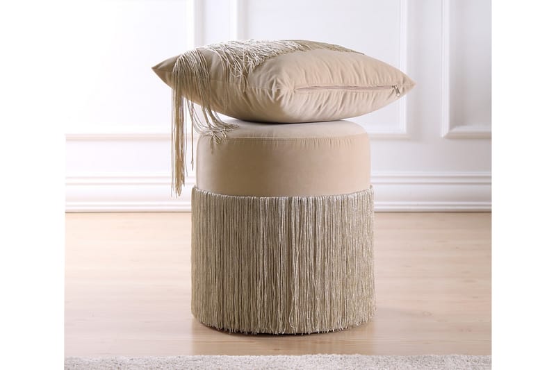 Glassboro Sittepuff 40 cm - Beige - Møbler - Stoler & lenestoler - Krakk - Puff