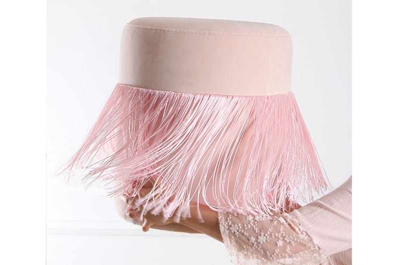 Glassboro Sittepuff 40 cm - Rosa - Møbler - Stoler & lenestoler - Krakk - Puff