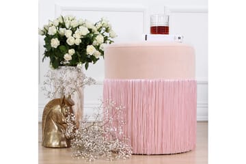 Glassboro Sittepuff 40 cm - Rosa - Møbler - Stoler & lenestoler - Krakk - Puff
