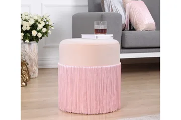 Glassboro Sittepuff 40 cm - Rosa - Møbler - Stoler & lenestoler - Krakk - Puff