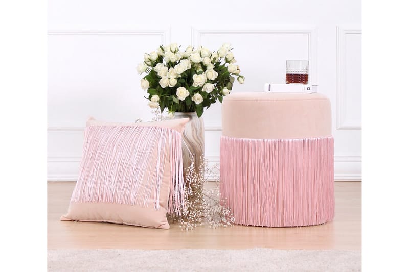 Glassboro Sittepuff 40 cm - Rosa - Møbler - Stoler & lenestoler - Krakk - Puff