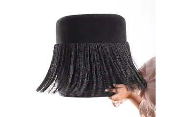 Glassboro Sittepuff 40 cm - Svart - Møbler - Stoler & lenestoler - Krakk - Puff