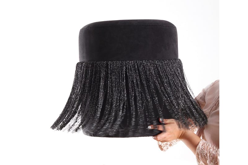 Glassboro Sittepuff 40 cm - Svart - Møbler - Stoler & lenestoler - Krakk - Puff