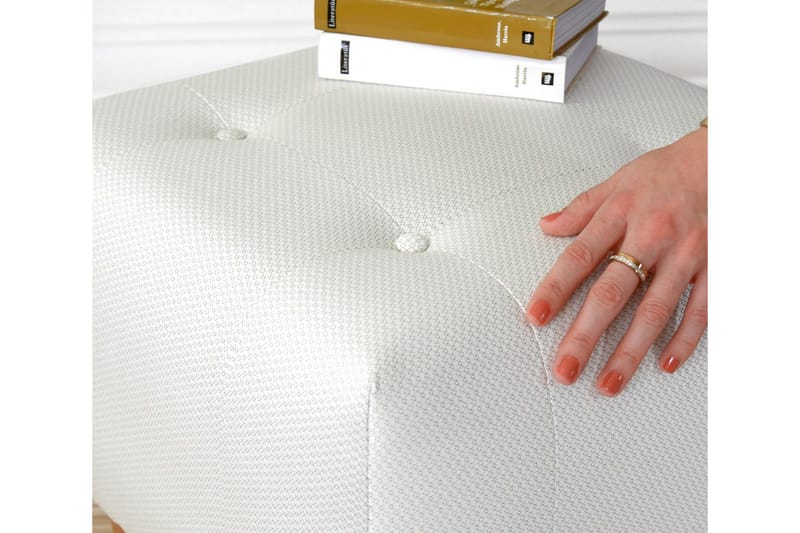 Grants Sittepuff 43 cm - Beige - Møbler - Stoler & lenestoler - Krakk - Puff